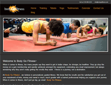 Tablet Screenshot of bodygofitness.com